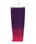 ISSEY MIYAKE (イッセイミヤケ) Luxe Long Pleated Ombre Skirt パープル サイズ:SIZE2：20000円