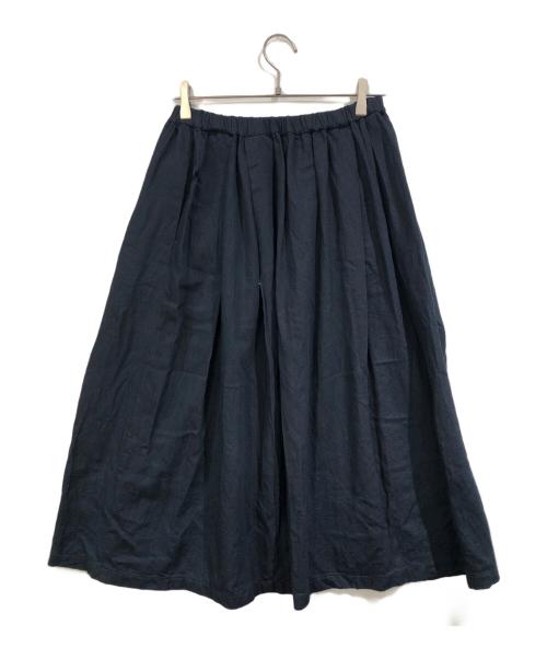 群言堂（グンゲンドウ）群言堂 (グンゲンドウ) 天竺スカート ネイビー サイズ:不明の古着・服飾アイテム