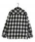 NEIGHBORHOOD (ネイバーフッド) チェックシャツ ホワイト×グレー サイズ:SIZE L：12000円