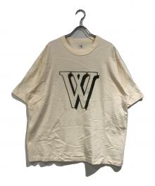 blurhms ROOTSTOCK（ブラームスルーツストック）の古着「染込みプリントTシャツ」｜アイボリー