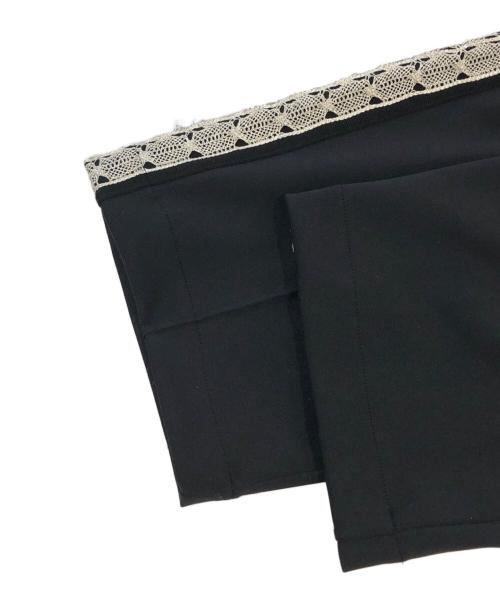 SASQUATCHfabrix.（サスクワッチファブリックス）SASQUATCHfabrix. (サスクワッチファブリックス) LACE TAPE TRACK PANTS ブラック サイズ:SIZE Lの古着・服飾アイテム