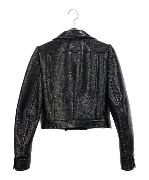 courreges（クレージュ）courreges (クレージュ) 10 corso como (ディエチ コルソコモ) リエディション ビニール ジャケット ブラック サイズ:SIZE34の古着・服飾アイテム