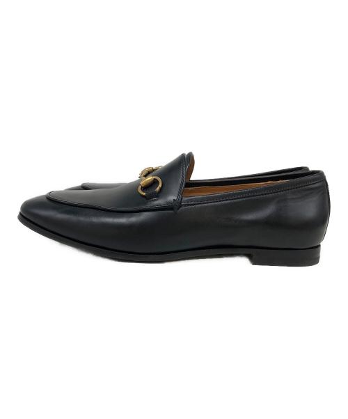 GUCCI（グッチ）GUCCI (グッチ) ヨルダーンホースビットローファー ブラック サイズ:SIZE 22.5cmの古着・服飾アイテム