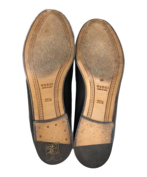 GUCCI（グッチ）GUCCI (グッチ) ヨルダーンホースビットローファー ブラック サイズ:SIZE 22.5cmの古着・服飾アイテム