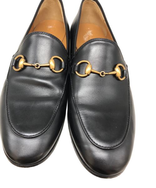 GUCCI（グッチ）GUCCI (グッチ) ヨルダーンホースビットローファー ブラック サイズ:SIZE 22.5cmの古着・服飾アイテム