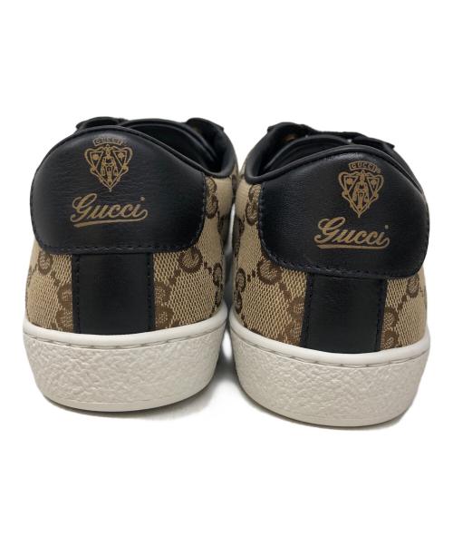 GUCCI（グッチ）GUCCI (グッチ) GG柄スニーカー ベージュ サイズ:SIZE 23cm 未使用品の古着・服飾アイテム