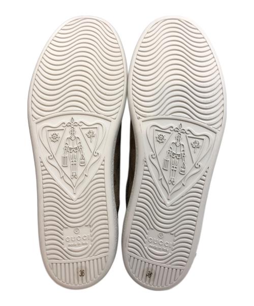 GUCCI（グッチ）GUCCI (グッチ) GG柄スニーカー ベージュ サイズ:SIZE 23cm 未使用品の古着・服飾アイテム