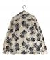 DUKE KAHANAMOKU (デュークカハナモク) Sun Surf (サンサーフ) 長袖コットンハワイアンシャツ ネイビー×アイボリー サイズ:SIZE L：10000円