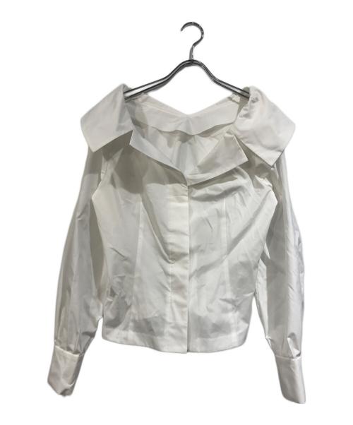 cygne（シーニュ）cygne (シーニュ) テーラードシャツ ホワイト サイズ:SIZE 1の古着・服飾アイテム