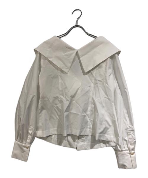 cygne（シーニュ）cygne (シーニュ) テーラードシャツ ホワイト サイズ:SIZE 1の古着・服飾アイテム