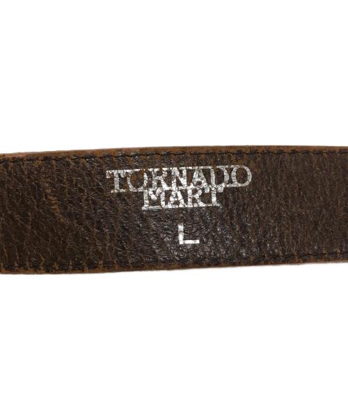 TORNADO MART（トルネードマート）TORNADO MART (トルネードマート) コンチョレザーベルト ブラウン サイズ:SIZELの古着・服飾アイテム