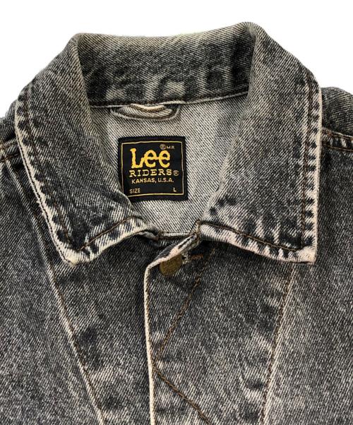 LEE（リー）LEE (リー) 先染めブラックデニムジャケット ブラック サイズ:SIZE Lの古着・服飾アイテム