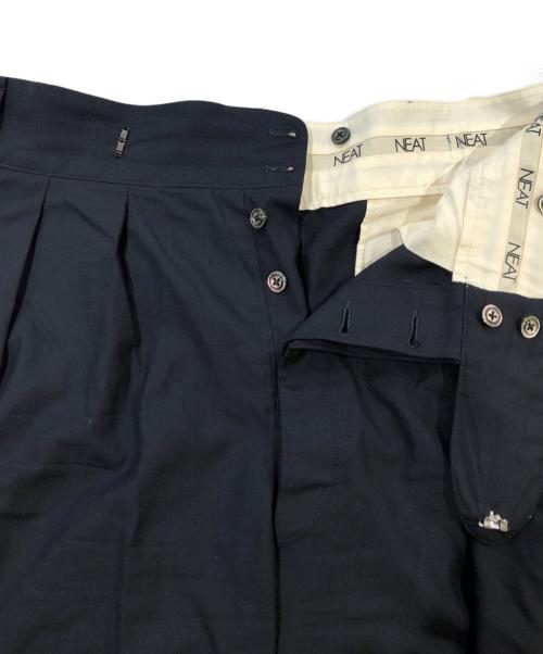 NEAT（ニート）NEAT (ニート) 2タックウールグルカスラックス ネイビー サイズ:不明の古着・服飾アイテム