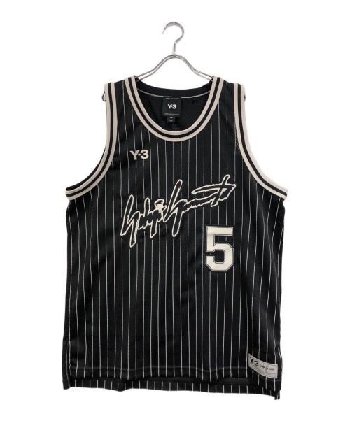 Y-3（ワイスリー）Y-3 (ワイスリー) ELITE 5 BASKETBALL JERSEY ブラック サイズ:SIZE Mの古着・服飾アイテム