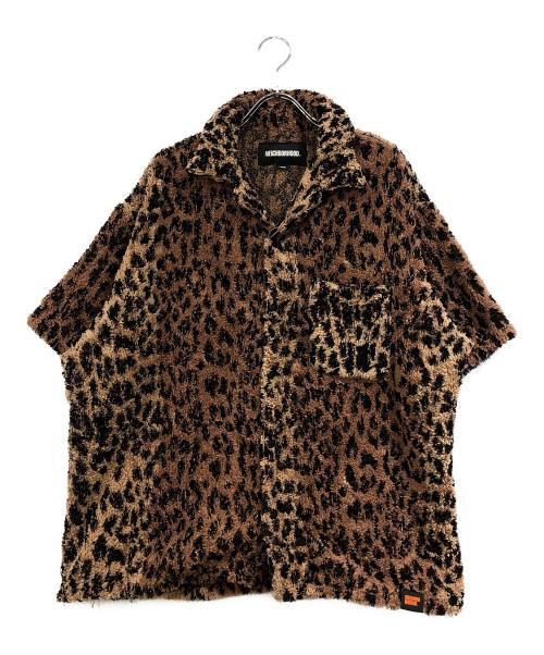 NEIGHBORHOOD（ネイバーフッド）NEIGHBORHOOD (ネイバーフッド) NH X HIPPOPOTAMUS . TERRY CLOTH SHIRT SS ブラウン サイズ:SIZE Lの古着・服飾アイテム