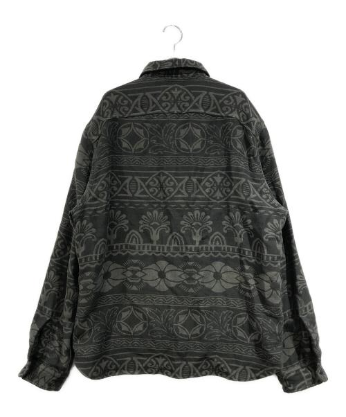 RRL（ダブルアールエル）RRL (ダブルアールエル) ジャガードワークシャツ グリーン サイズ:SIZE Lの古着・服飾アイテム