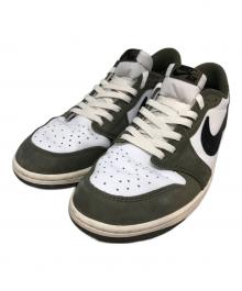 NIKE（ナイキ）の古着「Air Jordan 1 Low OG "Medium Olive and Summit White"」｜グリーン
