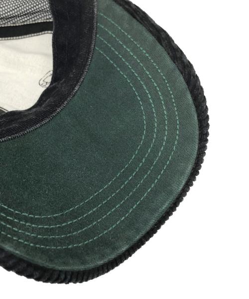 RRL（ダブルアールエル）RRL (ダブルアールエル) コーデュロイビルデニムキャップ ブラック サイズ:SIZE Freeの古着・服飾アイテム