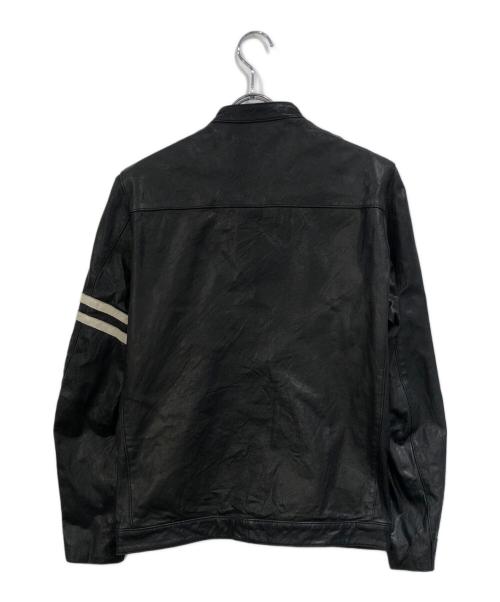 Hysteric Glamour（ヒステリックグラマー）Hysteric Glamour (ヒステリックグラマー) バックルデザイン ダブルライダース レザージャケット ブラック サイズ:SIZE Mの古着・服飾アイテム