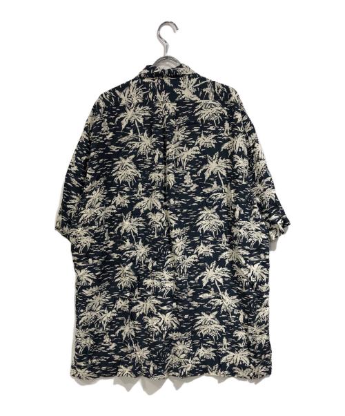 POLO RALPH LAUREN（ポロ・ラルフローレン）POLO RALPH LAUREN (ポロ・ラルフローレン) レーヨンアロハシャツ ネイビー サイズ:SIZE Lの古着・服飾アイテム