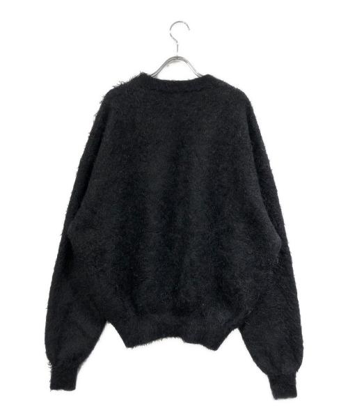 SAINT MICHAEL（セントマイケル）SAINT MICHAEL (セントマイケル) CREW NECK KNIT SAINT ブラック サイズ:SIZE Lの古着・服飾アイテム