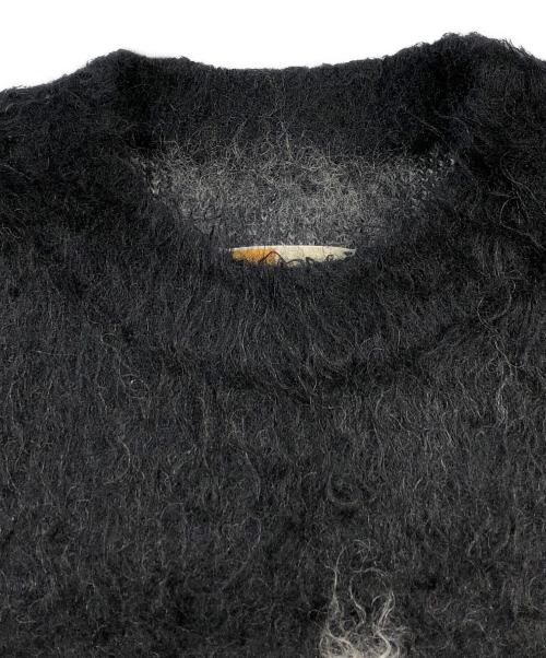 SAINT MICHAEL（セントマイケル）SAINT MICHAEL (セントマイケル) CREW NECK KNIT SAINT ブラック サイズ:SIZE Lの古着・服飾アイテム