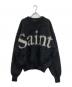 SAINT MICHAEL（セントマイケル）の古着「CREW NECK KNIT SAINT」｜ブラック