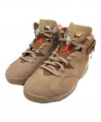 NIKE×Travis Scottナイキ×トラヴィススコット）の古着「Air Jordan 6 "British Khaki"」｜ベージュ