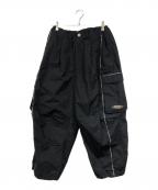 TIGHTBOOTH PRODUCTION×BlackEyePatchタイトブースプロダクション×ブラックアイパッチ）の古着「TBEP CARGO PANTS / コラボ ナイロン カーゴパンツ」｜ブラック