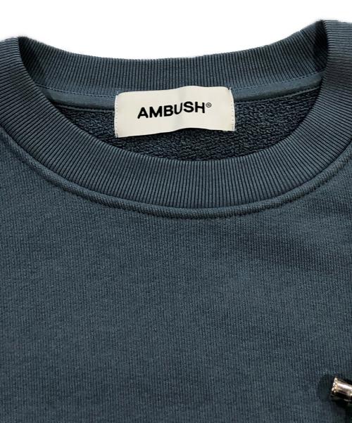 AMBUSH（アンブッシュ）AMBUSH (アンブッシュ) STOPERS CREWNECK ブルー サイズ:SIZE Mの古着・服飾アイテム