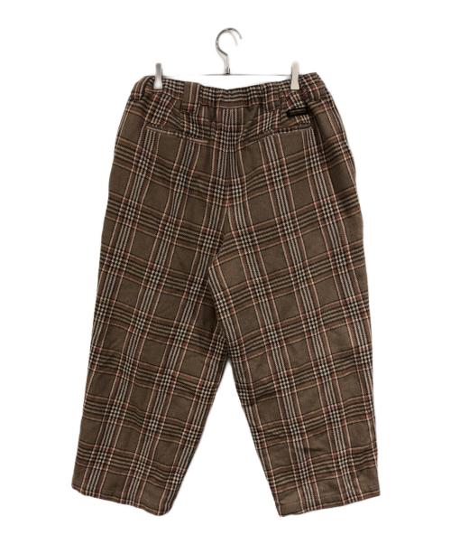 TIGHTBOOTH PRODUCTION（タイトブースプロダクション）TIGHTBOOTH PRODUCTION (タイトブースプロダクション) PLAID FLANNEL BAGGY SLACKS ブラウン サイズ:SIZE Mの古着・服飾アイテム