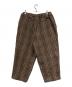 TIGHTBOOTH PRODUCTION (タイトブースプロダクション) PLAID FLANNEL BAGGY SLACKS ブラウン サイズ:SIZE M：12000円