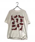 Hanesヘインズ）の古着「四十八手(レッドデビル)プリントTシャツ」｜ホワイト