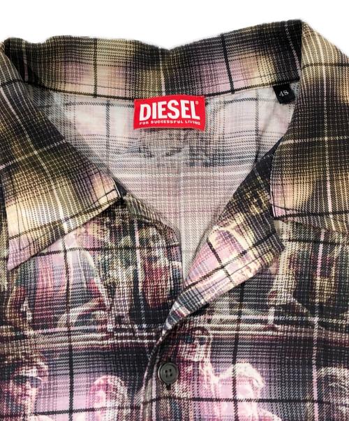 DIESEL（ディーゼル）DIESEL (ディーゼル) 総柄シャツ マルチカラー サイズ:SIZE 48の古着・服飾アイテム