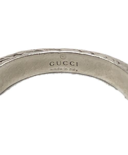 GUCCI（グッチ）GUCCI (グッチ) インタ―ロッキングアラベスクリング シルバー サイズ:12-13号の古着・服飾アイテム