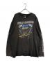HARLEY-DAVIDSON（ハーレーダビッドソン）の古着「3DエンジンプリントロングスリーブTシャツ」｜ブラック