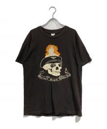 HARLEY-DAVIDSON（ハーレーダビッドソン）の古着「スカル/ヌードプリントTシャツ」｜ブラック