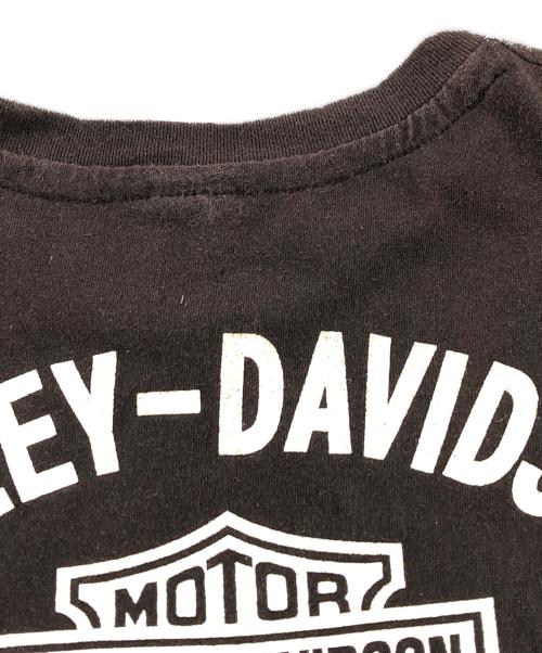 HARLEY-DAVIDSON（ハーレーダビッドソン）HARLEY-DAVIDSON (ハーレーダビッドソン) スカル/ヌードプリントTシャツ ブラック サイズ:SIZE Lの古着・服飾アイテム