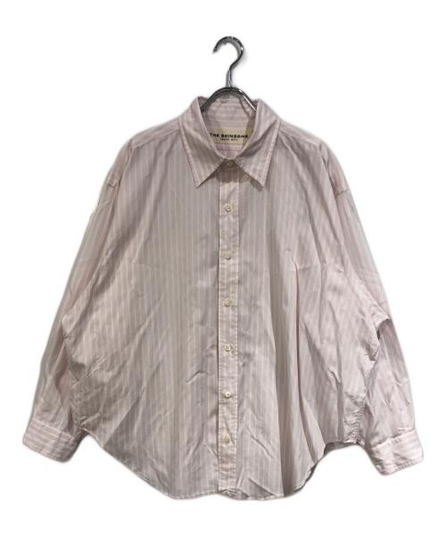 THE SHINZONE（ザ シンゾーン）THE SHINZONE (ザ シンゾーン) STRIPED DADDY SHIRT ピンク×ホワイト サイズ:-の古着・服飾アイテム