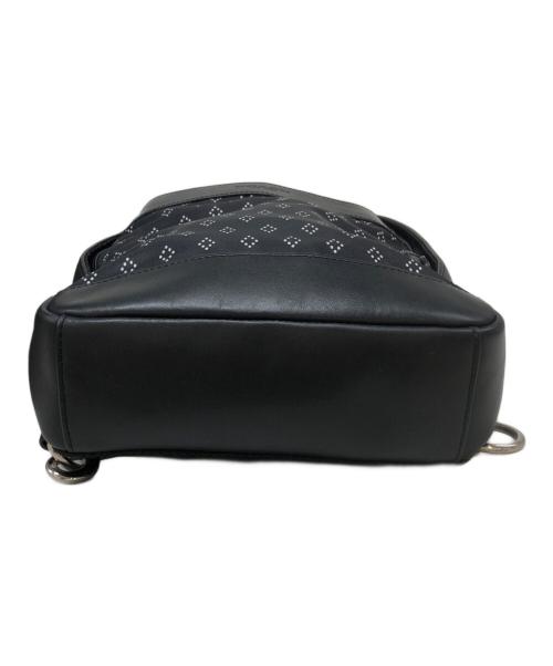 COACH（コーチ）COACH (コーチ) チャールズ ダイアモンド フーラード ワンショルダーバック ブラックの古着・服飾アイテム