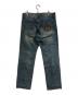 DOLCE & GABBANA (ドルチェ＆ガッバーナ) リペア加工デニムパンツ インディゴ サイズ:SIZE 50：15000円