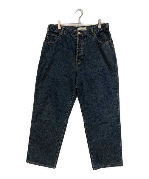 ARMANI EXCHANGE（アルマーニ エクスチェンジ）ARMANI EXCHANGE (アルマーニ エクスチェンジ) ワイドデニムパンツ インディゴ サイズ:SIZE 36/34の古着・服飾アイテム