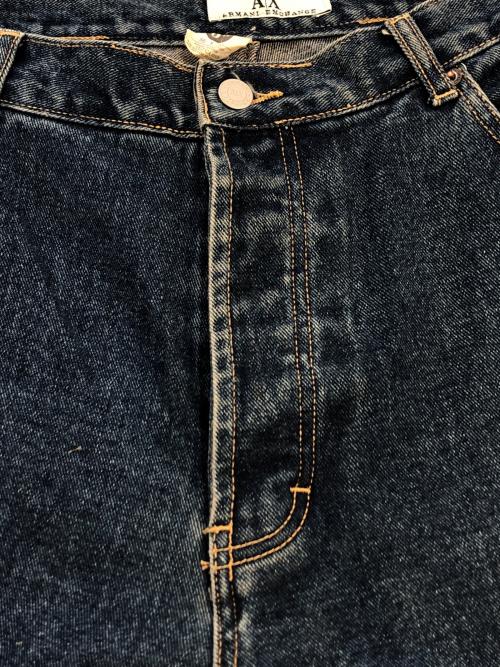 ARMANI EXCHANGE（アルマーニ エクスチェンジ）ARMANI EXCHANGE (アルマーニ エクスチェンジ) ワイドデニムパンツ インディゴ サイズ:SIZE 36/34の古着・服飾アイテム