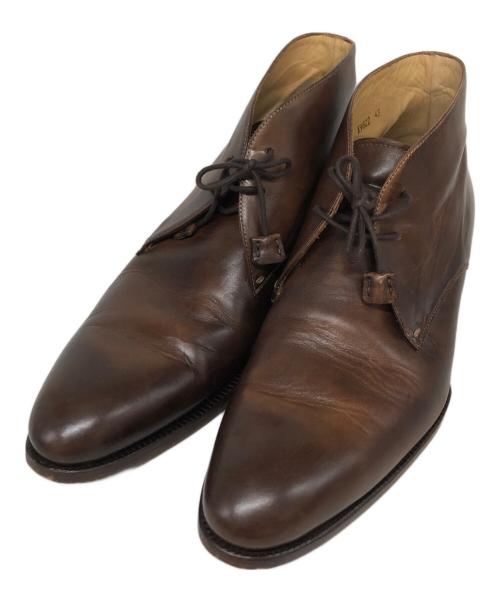 ZENOBI（ゼノビ）ZENOBI (ゼノビ) チャッカーブーツ ブラウン サイズ:SIZE 43の古着・服飾アイテム