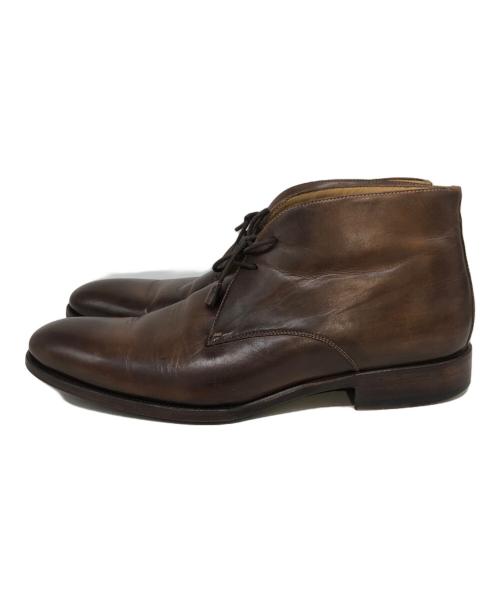ZENOBI（ゼノビ）ZENOBI (ゼノビ) チャッカーブーツ ブラウン サイズ:SIZE 43の古着・服飾アイテム