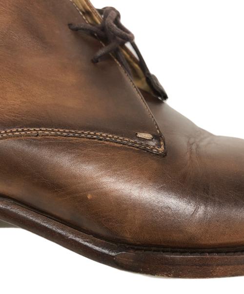 ZENOBI（ゼノビ）ZENOBI (ゼノビ) チャッカーブーツ ブラウン サイズ:SIZE 43の古着・服飾アイテム