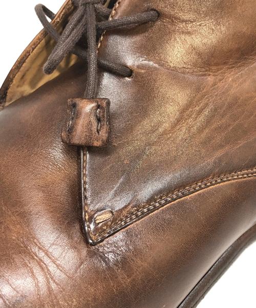 ZENOBI（ゼノビ）ZENOBI (ゼノビ) チャッカーブーツ ブラウン サイズ:SIZE 43の古着・服飾アイテム