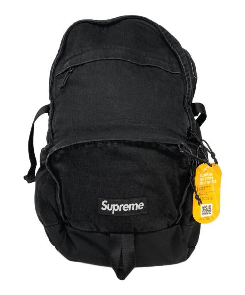 SUPREME（シュプリーム）SUPREME (シュプリーム) Denim Backpack ブラックの古着・服飾アイテム