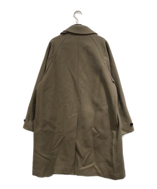 STEVEN ALAN（スティーブンアラン）STEVEN ALAN (スティーブンアラン) FLAT MELTON CAMP COLLAR BALMACAAN COAT カーキ サイズ:SIZE Mの古着・服飾アイテム