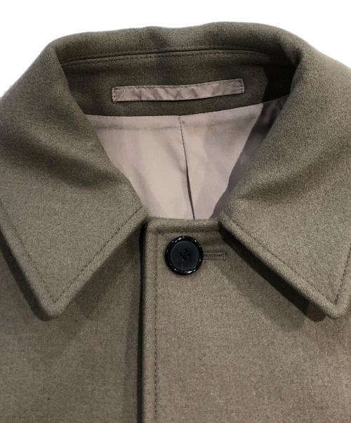 STEVEN ALAN（スティーブンアラン）STEVEN ALAN (スティーブンアラン) FLAT MELTON CAMP COLLAR BALMACAAN COAT カーキ サイズ:SIZE Mの古着・服飾アイテム